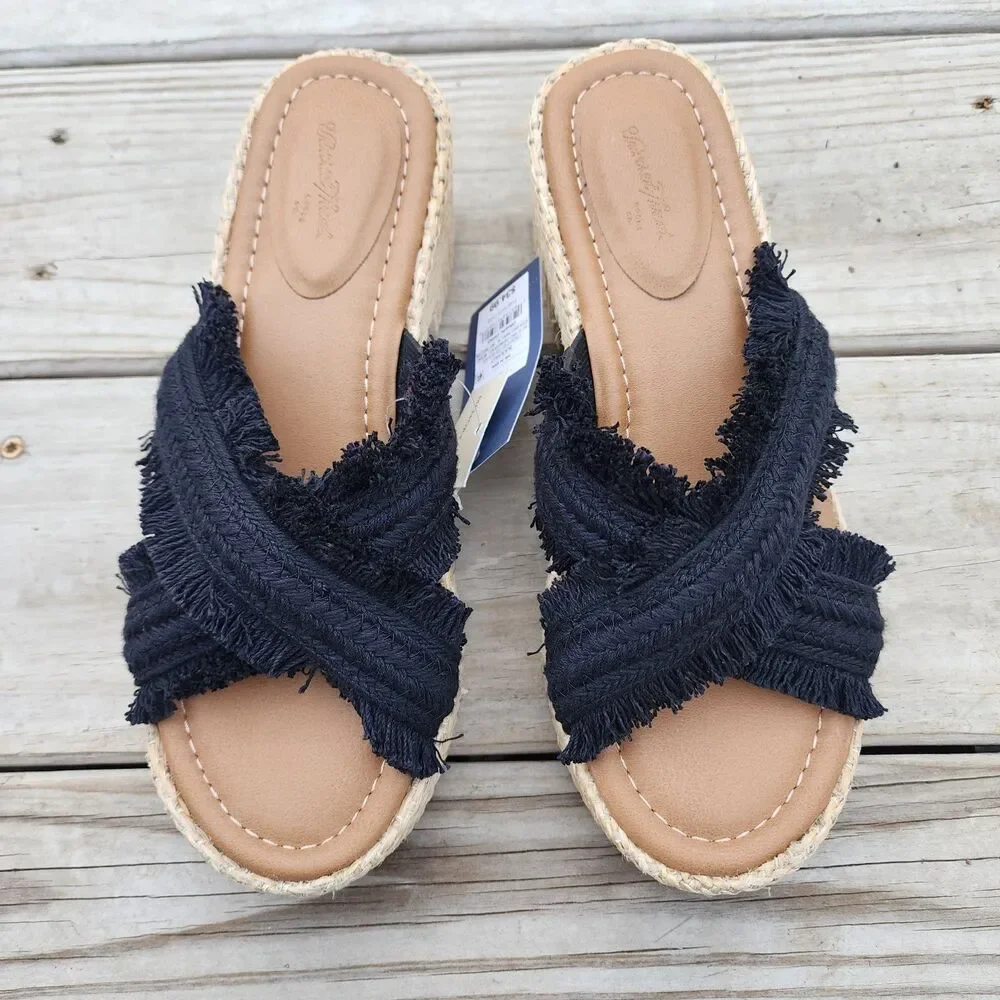 Universal Thread Shoes Womens Size 8.5 Sally Espadrille Slip On Memory Foam Comf